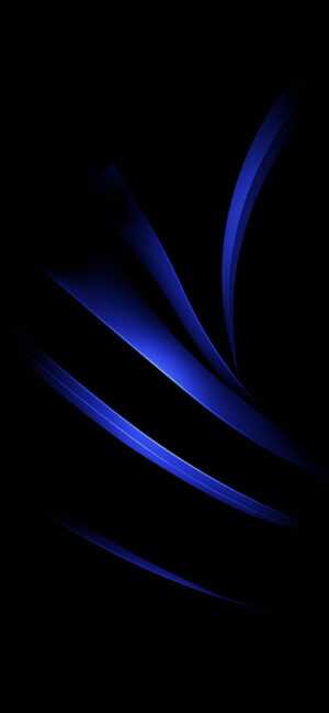 Blue and Black iPhone Wallpaper