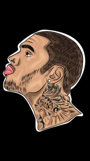 Chris Brown iPhone Wallpaper