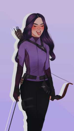 Kate Bishop iPhone Wallpaper