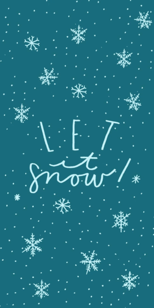 Let It Snow Wallpaper