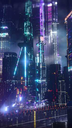 Neon City Wallpaper