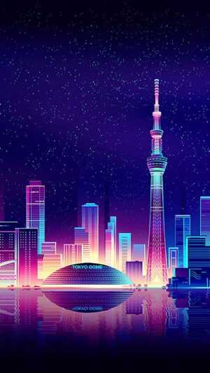 Neon City Wallpaper