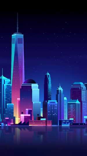 Neon City Wallpaper