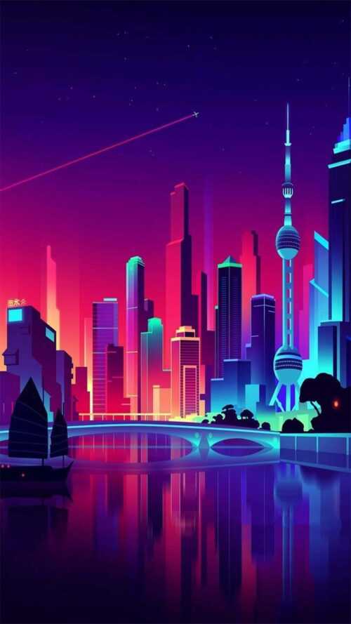 Neon City Wallpapers - iXpap