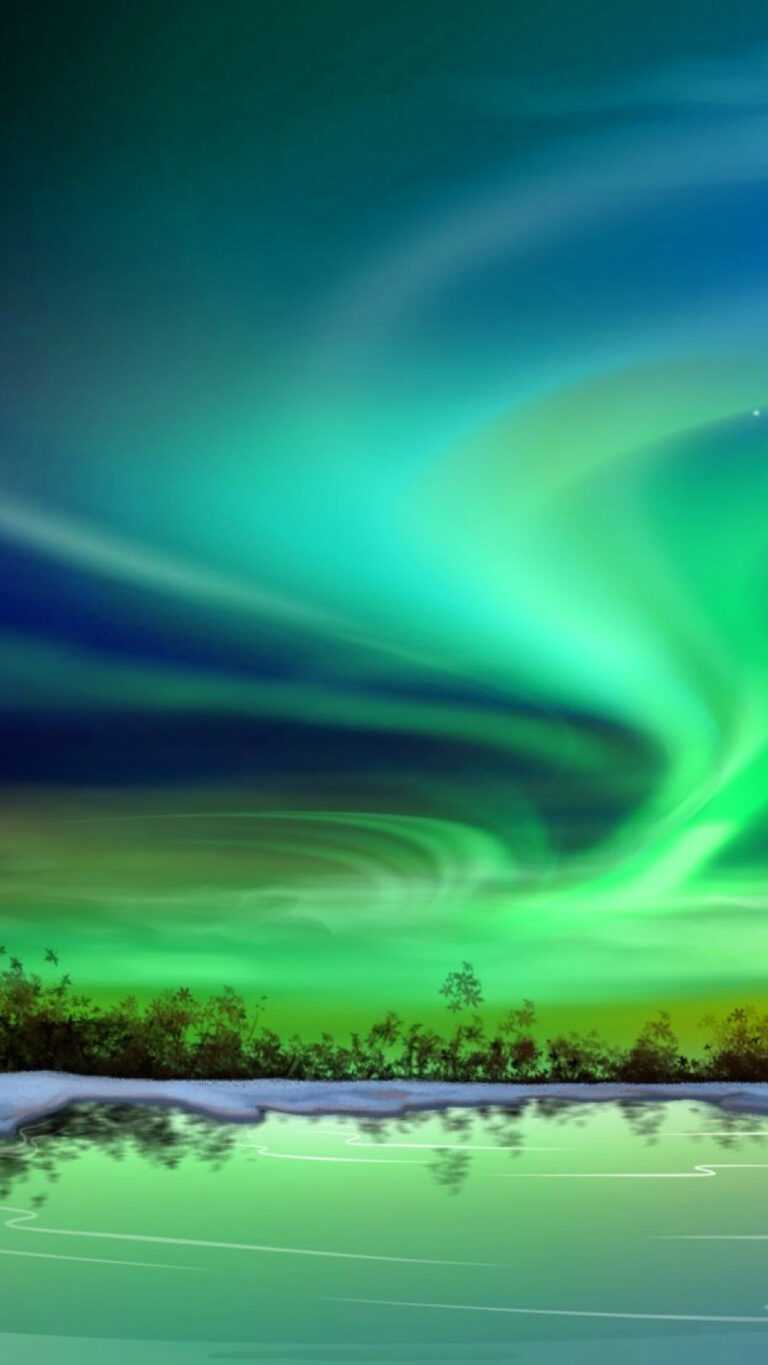 Northern Lights Mobile Wallpaper - iXpap