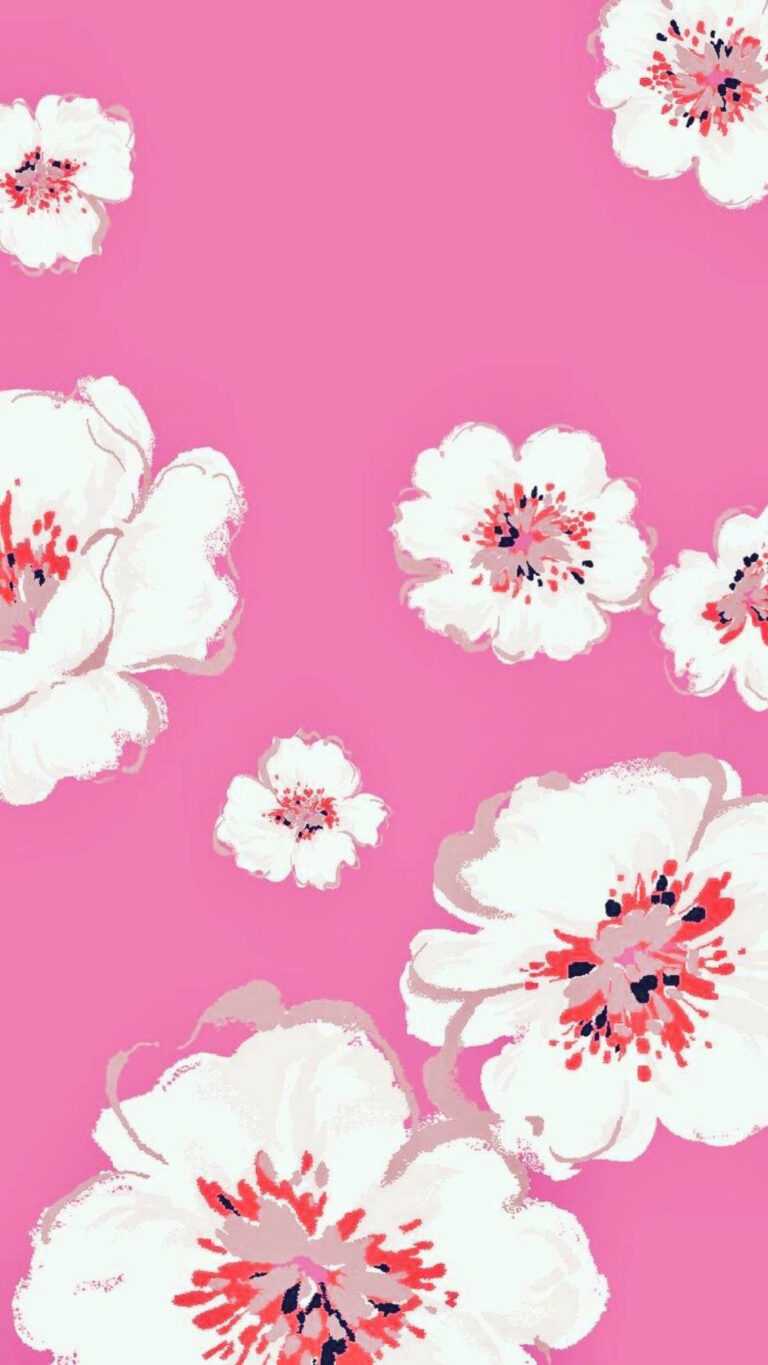 Pink Floral Wallpaper - iXpap