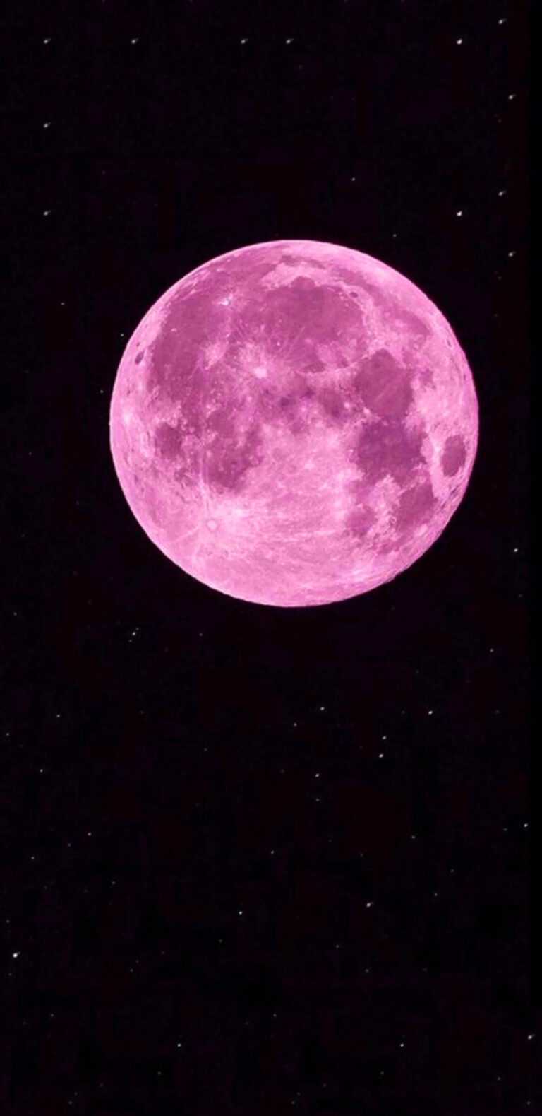 Pink Moon Wallpaper iXpap