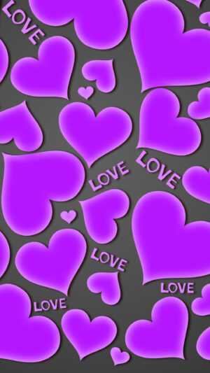 Purple Heart Background