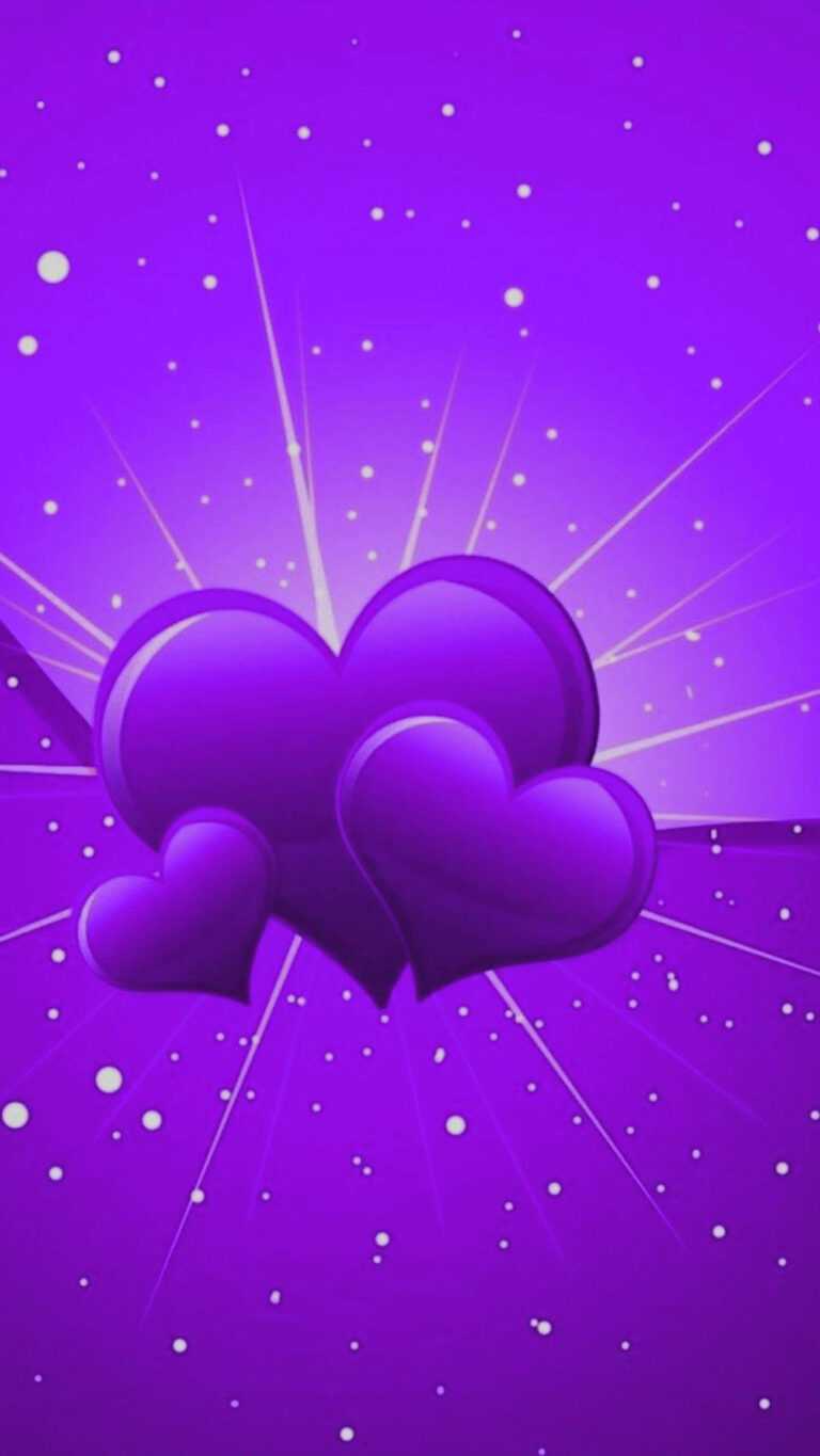 Purple Heart Wallpaper iXpap