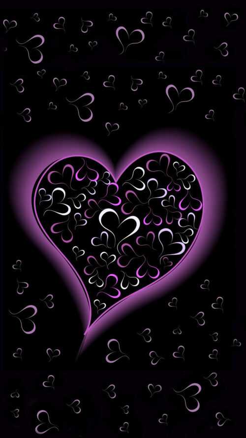 Purple Heart Wallpaper - iXpap