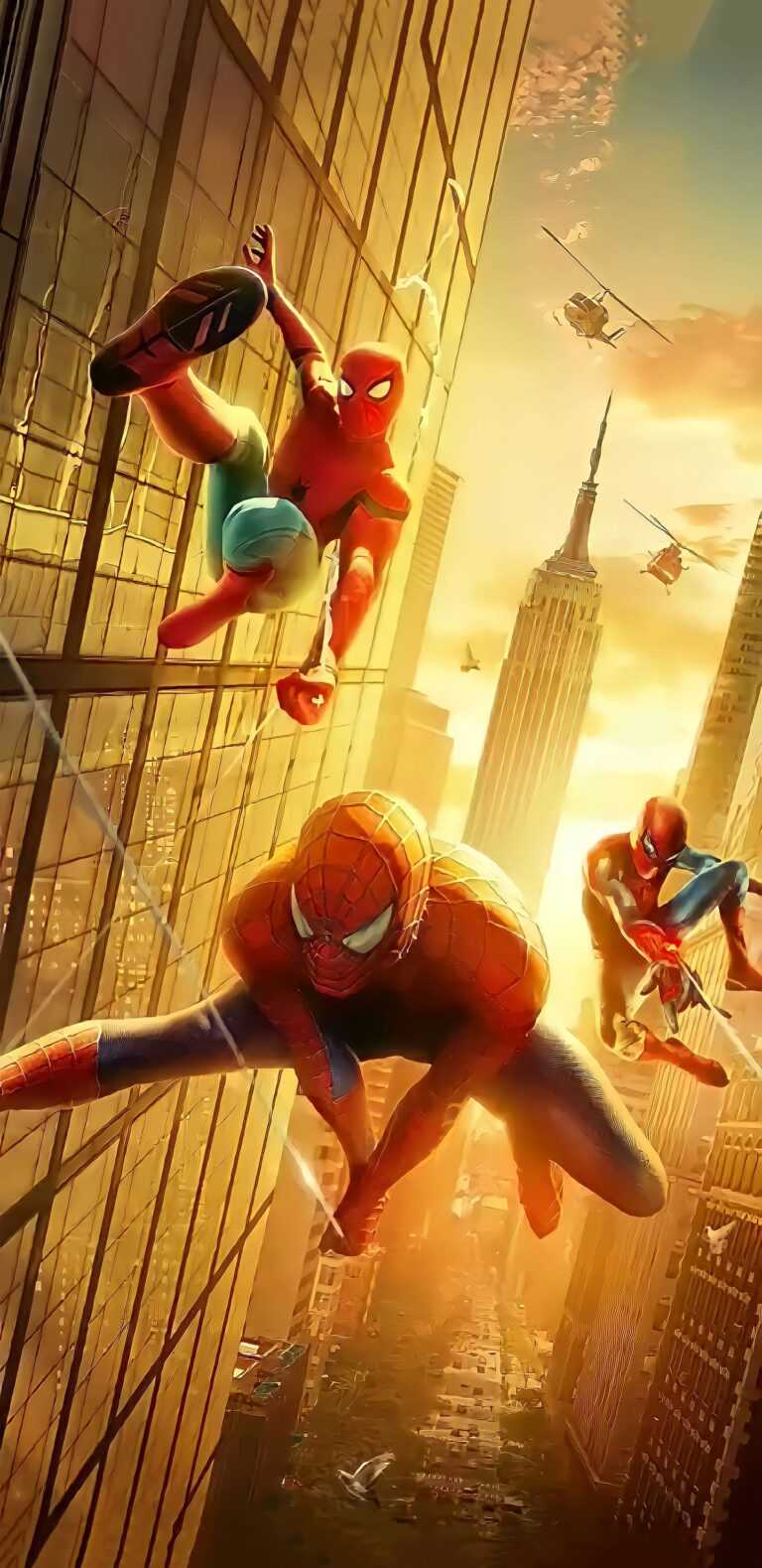Wallpaper All Three Spider Man - iXpap