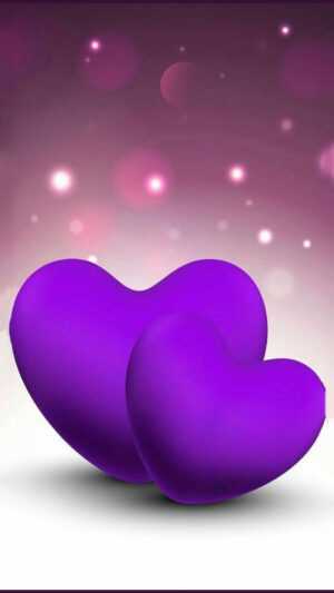 Wallpaper Purple Heart