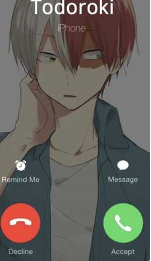 iPhone Todoroki Lockscreen