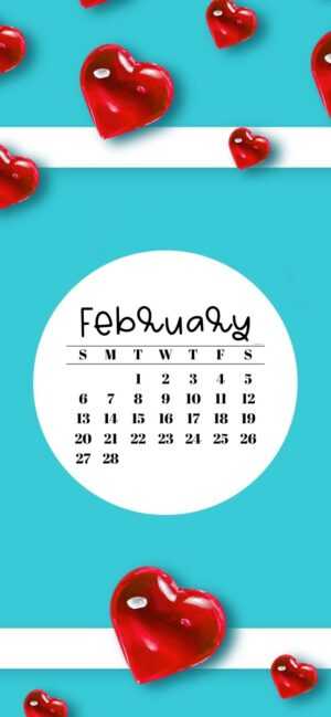 2022 February Calendar Wallpaper