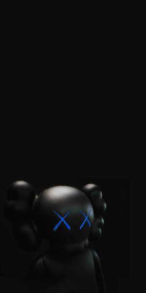 Black Kaws Wallpaper