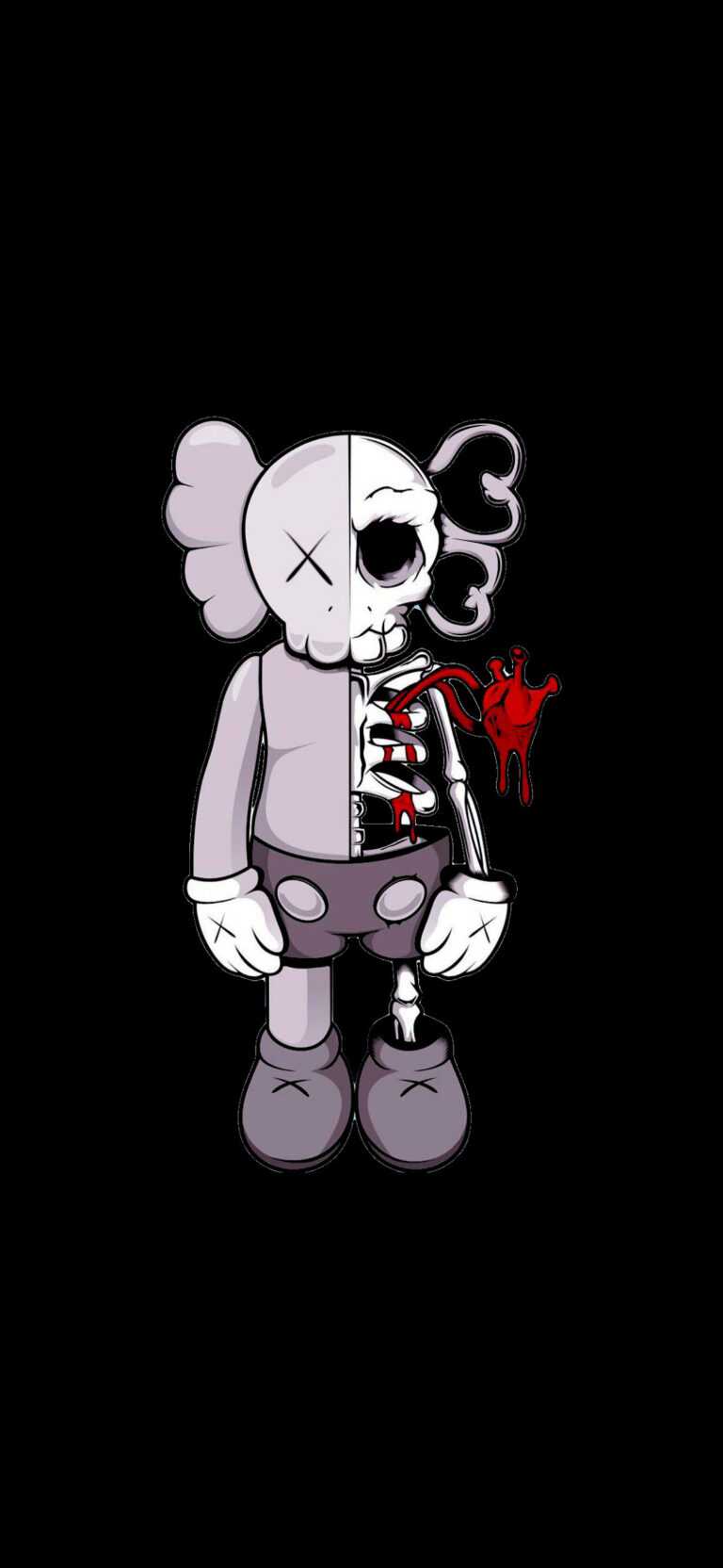 Black Kaws Wallpaper - iXpap