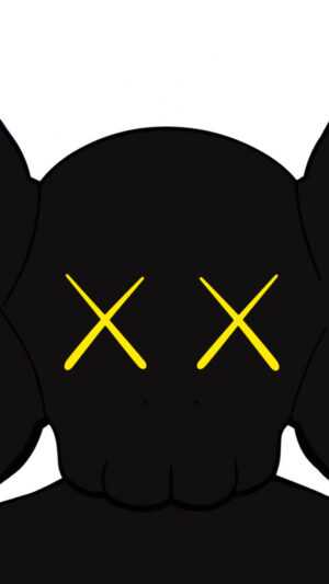 Black Kaws Wallpaper