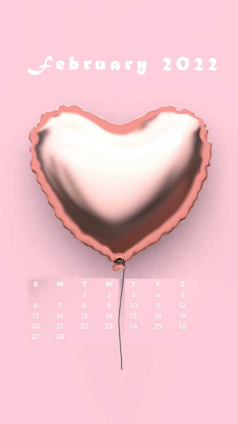 February 2022 Calendar Wallpaper iXpap