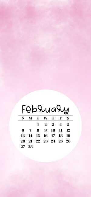 February Calendar Wallpaper 2022