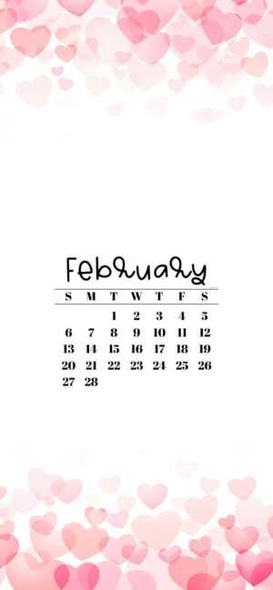 February Calendar Wallpaper 2022