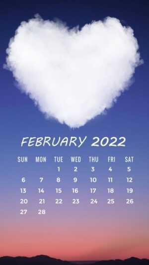 February Calendar Wallpaper 2022