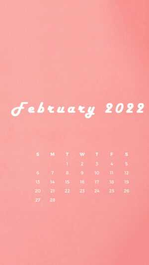 February Calendar Wallpaper 2022