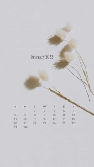 February Calendar Wallpaper 2022