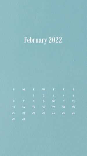 February Calendar Wallpaper 2022