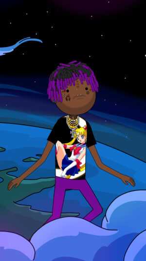 Lil Uzi Vert Cartoon Wallpaper