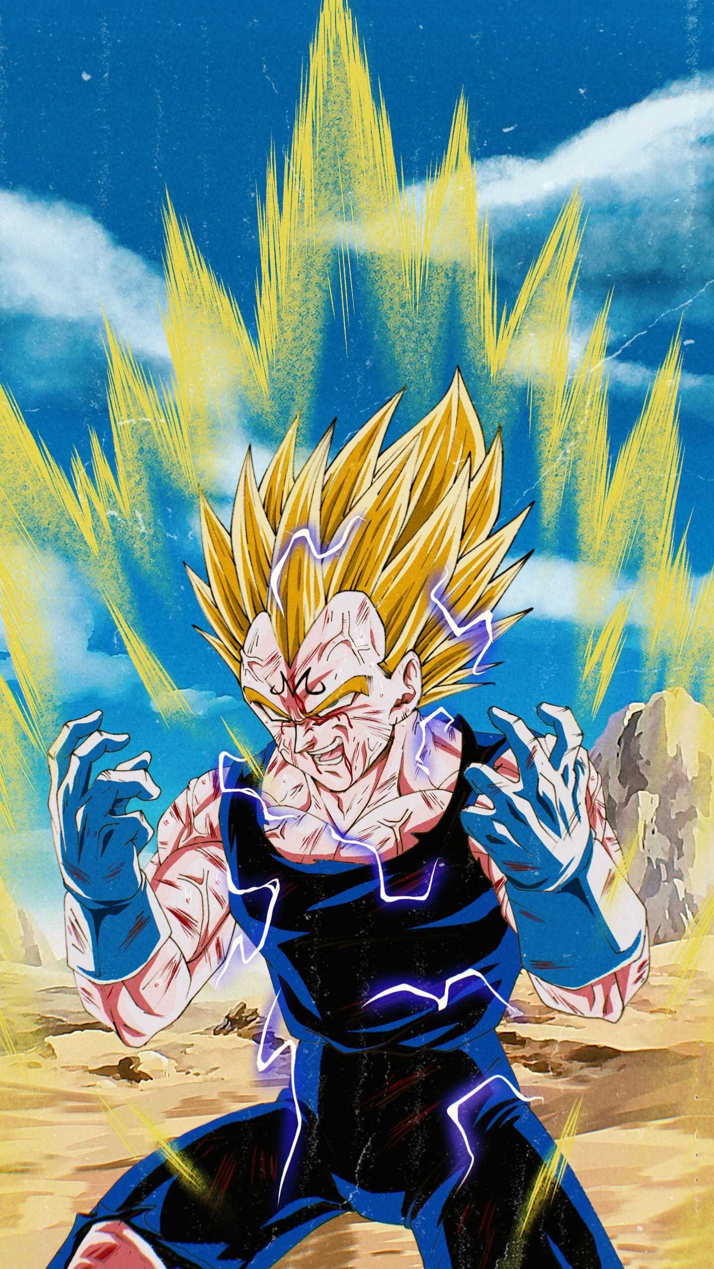 HD majin vegeta wallpapers