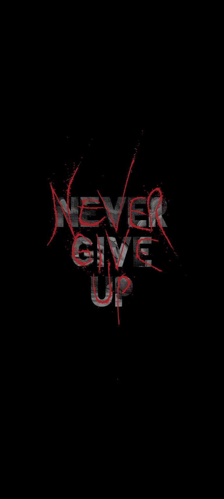 Never Give Up Wallpaper - iXpap