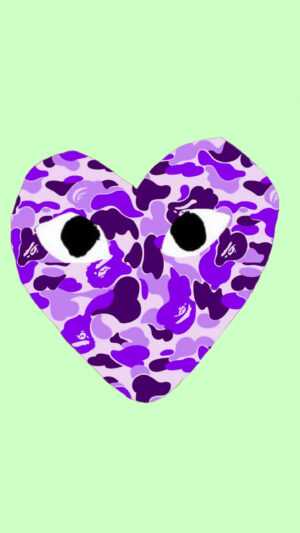 Bape Heart Wallpaper