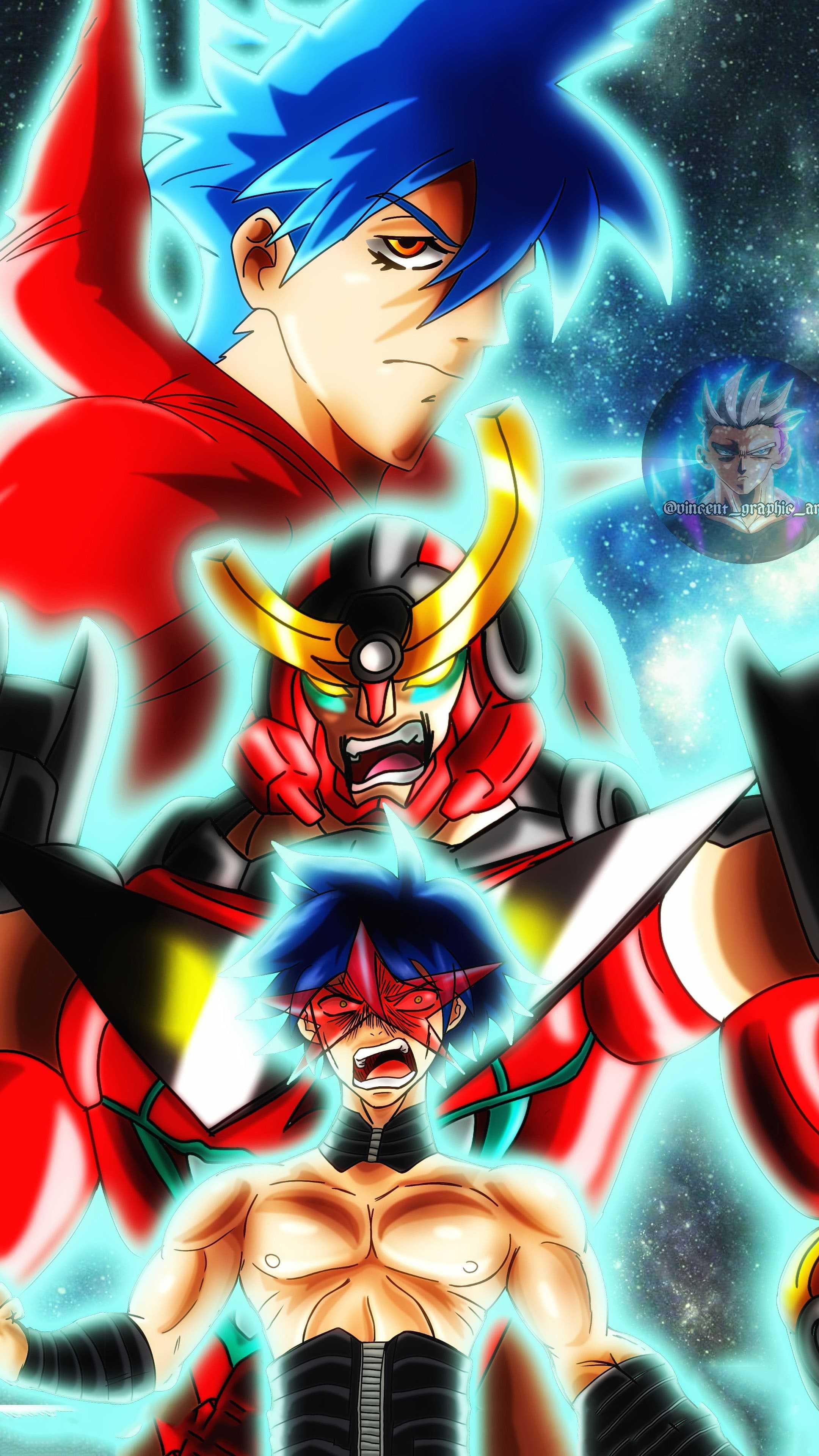 Mobile wallpaper: Anime, Tengen Toppa Gurren Lagann, Simon (Tengen