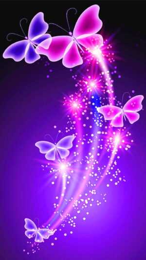 Purple Butterfly Wallpaper