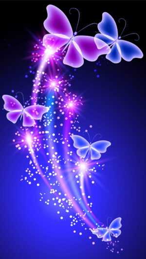 Purple Butterfly Wallpaper