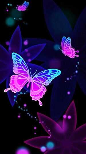 Purple Butterfly Wallpaper