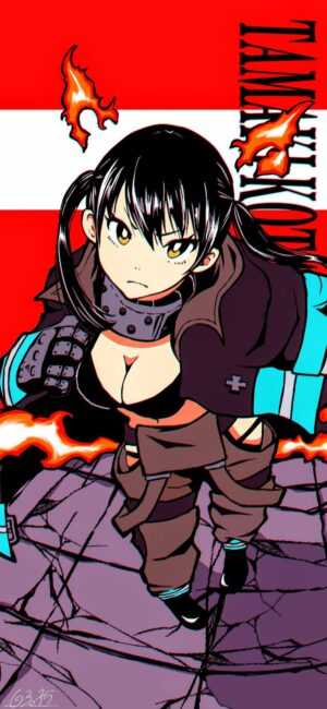 Tamaki Fire Force Wallpaper