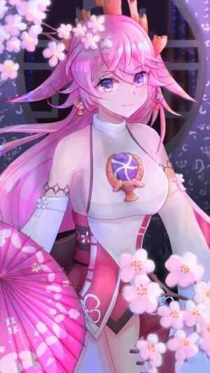 Yae Miko Background