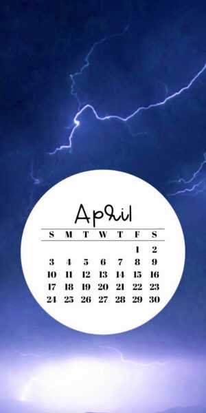 April 2022 Calendar Wallpaper