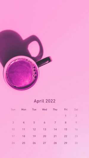 April 2022 Calendar Wallpaper