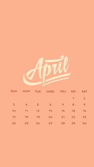 April 2022 Calendar Wallpaper