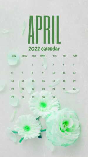 April Calendar 2022 Wallpaper