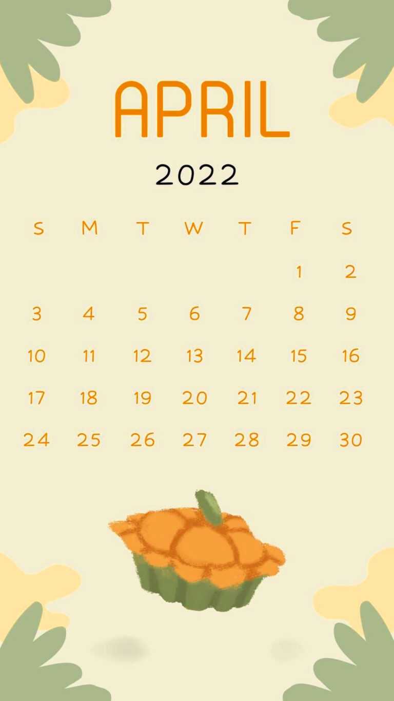 April Calendar 2022 Wallpaper iXpap