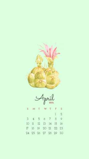 April Calendar Wallpaper 2022