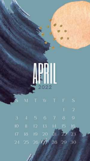 April Calendar Wallpaper 2022