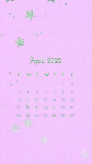 April Calendar Wallpaper 2022