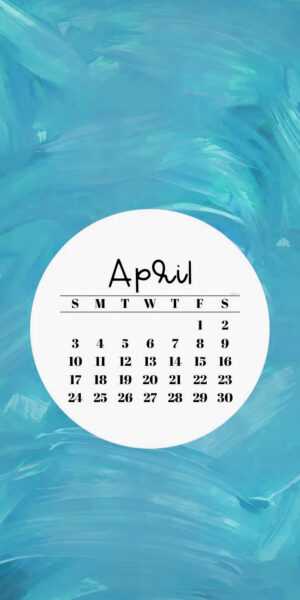 April Calendar Wallpaper 2022
