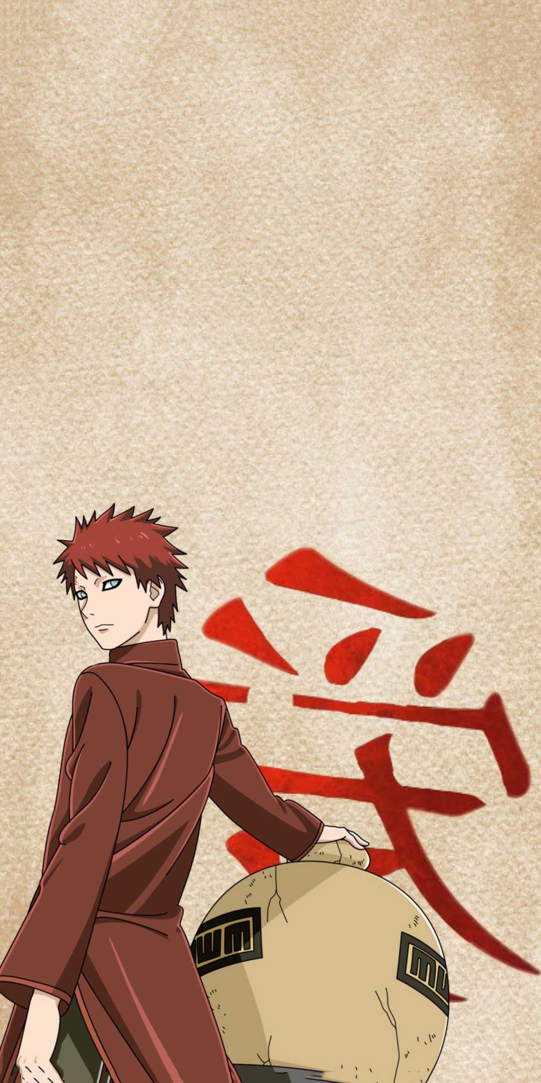 Download Gaara Of The Desert Naruto Black Wallpaper