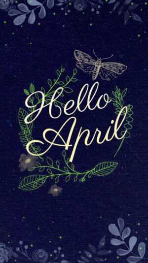 Hello April Wallpaper