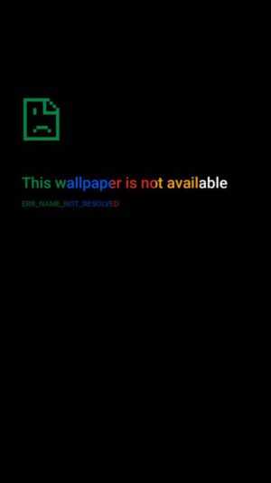 This Wallpaper is Not Available